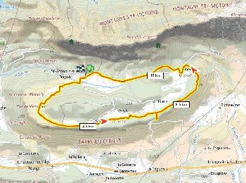 Tour Mountainbike Saint-Antonin-sur-Bayon - Tour du Cengle D+240m ( a essayer) - Photo