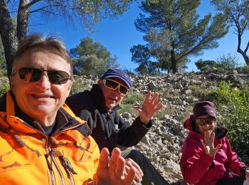 Tour Wandern Cuers - Du col de la bigue vers le bas des barres de Cuers - Photo