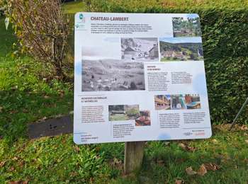 Tocht Stappen Haut-du-Them-Château-Lambert - chateau Lambert - Photo