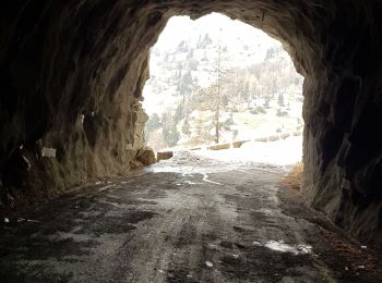 Randonnée Raquettes à neige Entraunes - ancien col de la Cayolle - Photo