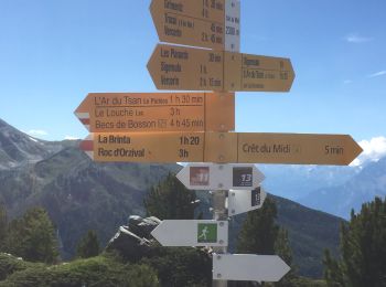 Excursión Senderismo Mont-Noble - Crêts du Midi au lac Le Louché - Photo