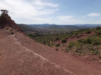 Percorso Marcia Saint-Saturnin-de-Lucian - Ronde lunaire sous le rocher des Vierges - Photo