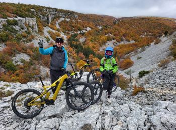 Percorso Mountainbike Bédoin - Enduro Lilou Collet de Robin - Photo