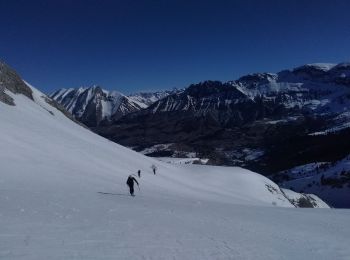 Randonnée Ski de randonnée Le Dévoluy - Pied gros de St Etienne, pt 2109 la Corne - Photo