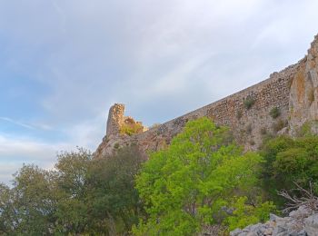 Tocht Stappen Opoul-Périllos - cauna roja . perillos . château d´opoul  - Photo