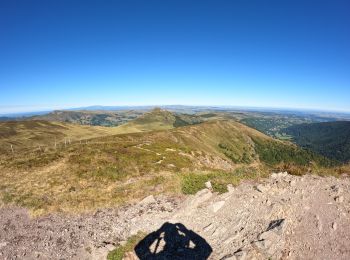 Tocht Te voet Laveissière - font de cere bec de l' aigle  col de renonder  - Photo