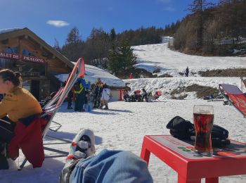 Excursión Esquí de fondo Puy-Saint-Pierre - prorel par le chemin retour par les pistes  - Photo