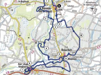 Percorso Mountainbike La Baume-de-Transit - Circuit Bleu n°15 Les Esparants - Photo