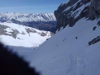 Randonnée Ski de randonnée Le Dévoluy - le pas de la cloche. - Photo