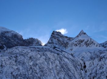 Excursión Raquetas de nieve Champagny-en-Vanoise - pralognan j5 de champagny le haut vers refuge des glieres  - Photo