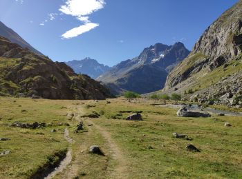 Randonnée Marche Villar-d'Arêne - Oisans 2020 : pont d'Arsine -  lac et glacier d'Arsine.ori - Photo