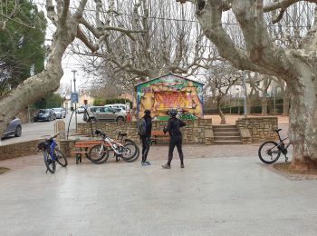 Tocht Mountainbike Le Beausset - Le Beausset Cadiere La Madrague 19 février  2022 - Photo