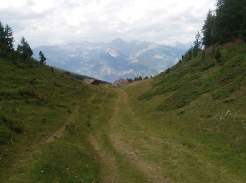 Randonnée Marche Gressan - alpi.  lac chamolé  aller par piste retour par sentier - Photo