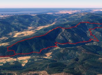 Tocht Stappen La Môle - SityTrail - Barrage de la verne - Sommet de l'Argentière par les crêtes des Pradets - Retour par le bord du lac - Photo