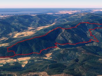 Randonnée Marche La Môle - Barrage de la verne - Sommet de l'Argentière par les crêtes des Pradets - Retour par le bord du lac (V2) - Photo