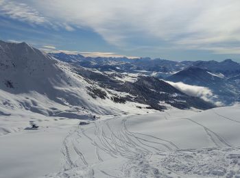 Randonnée Raquettes à neige La Léchère - Le grand Cretet depuis Grand Naves - Photo