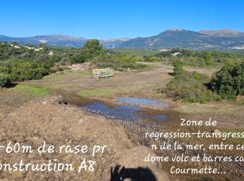 Randonnée Marche Villeneuve-Loubet - Dome des Aspres, RLP Geologie - Photo