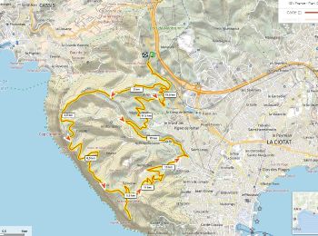 Tocht Mountainbike Cassis - Sémaphore 580m+ - Photo