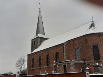 Trail Walking Estinnes - Rouveroy neige 10km - Photo