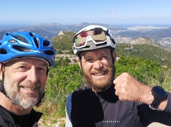 Tocht Wegfiets Cassis - Vélo(13)-Cassis - Tour De la Sainte-Baume 120km - 2300m+ - Photo