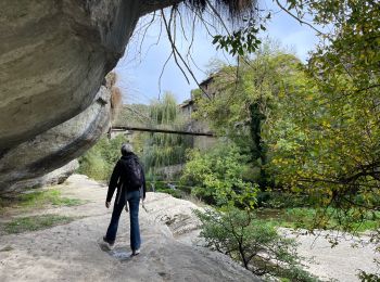 Tocht Stappen Rupit i Pruit - Passage du Carreguell Rupit  - Photo