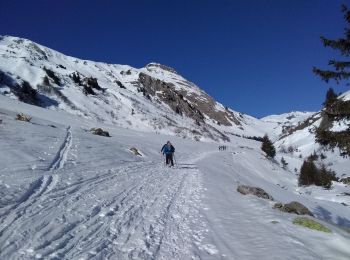 Excursión Esquí de fondo Aime-la-Plagne - le Crêt du Rey face Est - Photo