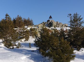 Tour Schneeschuhwandern Pont de Montvert - Sud Mont Lozère - Mas de la Barque l'Aubaret et Cassini - Photo