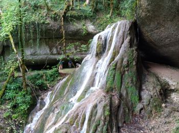 Tocht Stappen Ornans - Cascade de la Peusse - Photo