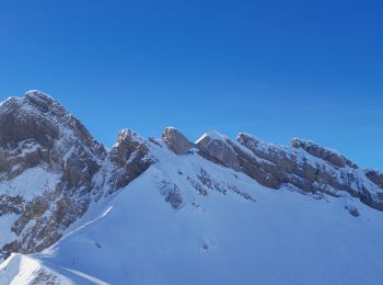 Percorso Sci alpinismo La Clusaz - rando trou de la mouche  - Photo