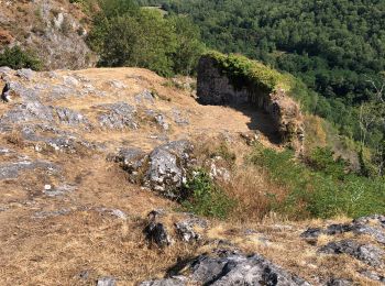 Trail Electric bike Niaux - Château Miglos - Photo