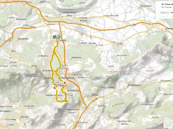 Trail Mountain bike Fuveau - Col des Marseillais D+780m ( à essayer) - Photo