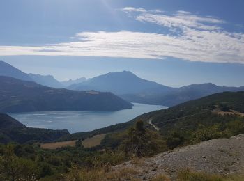 Tocht Elektrische fiets Chorges - le tour du lac de Serre Ponçon - Photo