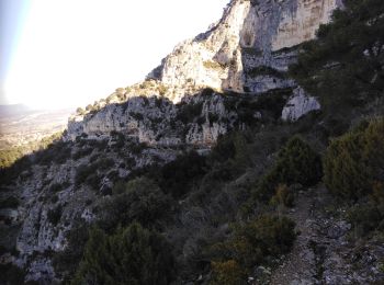 Tour Wandern Taillades - 2021-02-11 Les Taillades rocher de Baude  - Photo