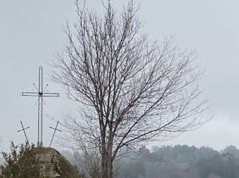 Trail Walking Quérigut - Le Puch Carcanieres Querigut dans les nuages  - Photo