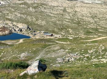 Percorso Marcia Saint-Sorlin-d'Arves - Col Nord des lacs Lacs Bramant et Blanc Refuge Etendard trace réelle - Photo