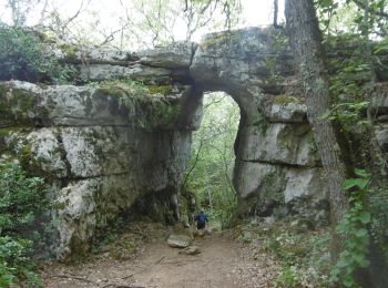 Randonnée Marche Berrias-et-Casteljau - La Corniche, ermitage St.Eugène, bois de Païolive - Photo