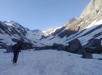 Trail Touring skiing Valloire - le grand Galibier - Photo