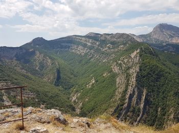 Randonnée Marche La Javie - Le vieil Esclangon et panorama du vélodrome - Photo