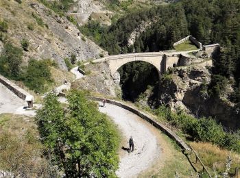 Tocht Stappen Saint-Martin-de-Queyrières - CR_Domitia_DA_22_St-Martin-Queyrieres_Val-Des-Pres_20180904 - Photo