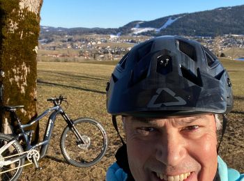 Randonnée Vélo électrique Métabief - Balade hiver - Photo