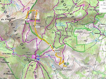 Tour Schneeschuhwandern Gap - Pic de Gleize D+ 610m acces par le col Bayard - Photo