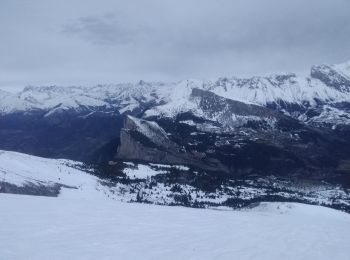 Trail Touring skiing Le Dévoluy - col sou la tête d'oriol et crête de la clape - Photo