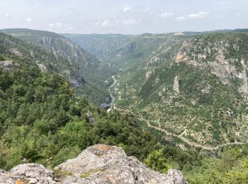 Randonnée Marche La Malène - Le roc des Hourtous et roc du Serre - Photo