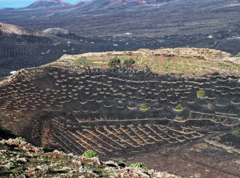 Randonnée Marche  - la Asomada - la Geria - Montana de Guardilama - Photo