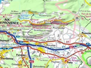 Excursión Senderismo Saint-Marc-Jaumegarde - Traversée de la Ste Victoire de Bimont à Pourrrières  D+ 950m - Photo