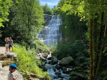 Randonnée Marche La Chaux-du-Dombief - Les chutes des Hérissons - Photo