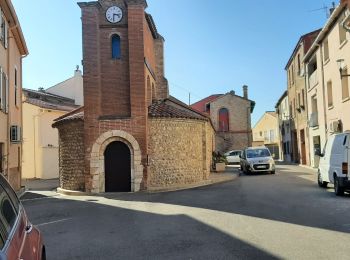 Tocht Stappen Montescot - pour l église de montescot - Photo