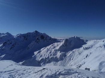 Trail Touring skiing La Léchère - pointe des Arangles - Photo