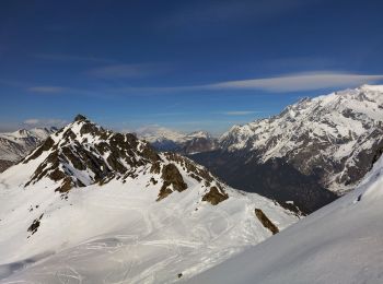 Excursión Esquí de fondo Hauteluce - Col de cicle en passant par un couloir et col de la fenêtre  - Photo