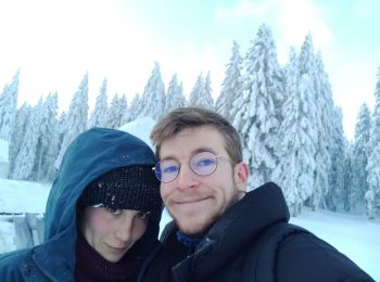 Percorso Racchette da neve Autrans-Méaudre en Vercors - La cheminée  - Photo